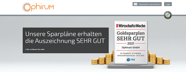 ophirum gold erfahrung